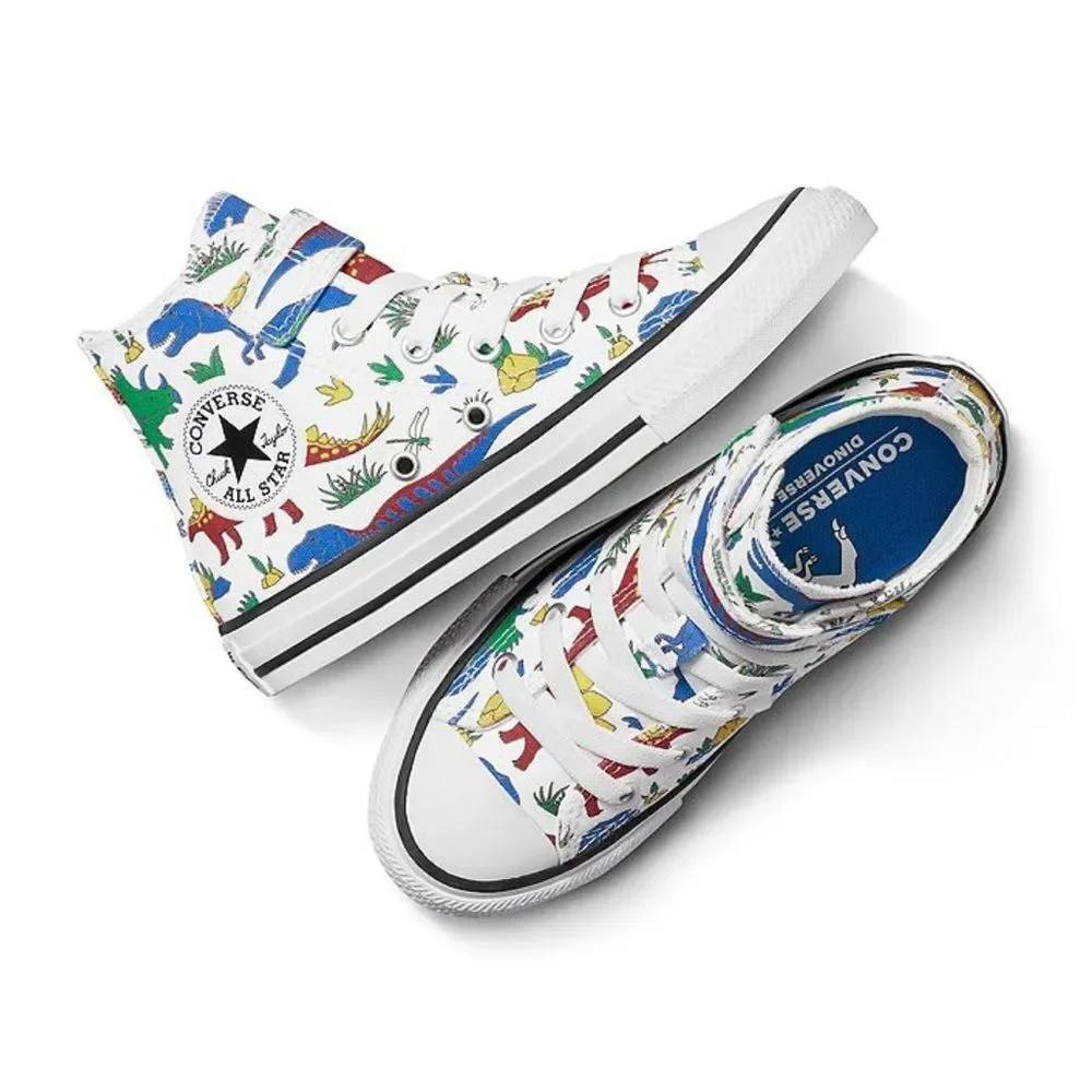 Converse Chuck Taylor All Star Dino Party Easy-On Boys‎ Sneakers- Size 3